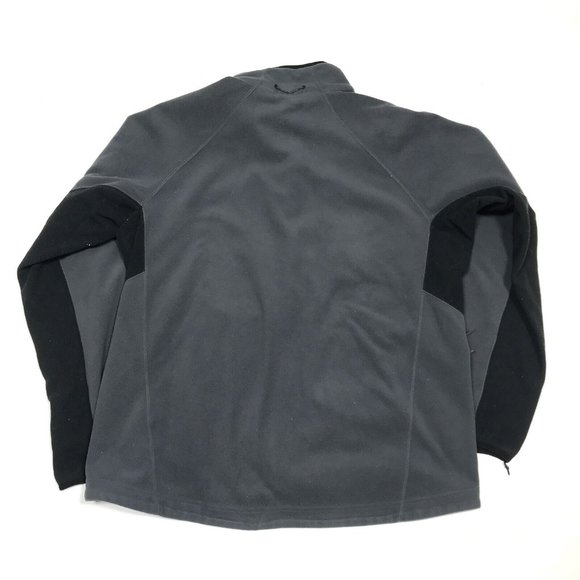 L.L. Bean Gray Full Zip Long Sleeve Fleece Sweater Jacket Mens L-Reg - Picture 4 of 4